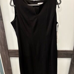 Calvin Klein Classic Black Sleeveless Dress